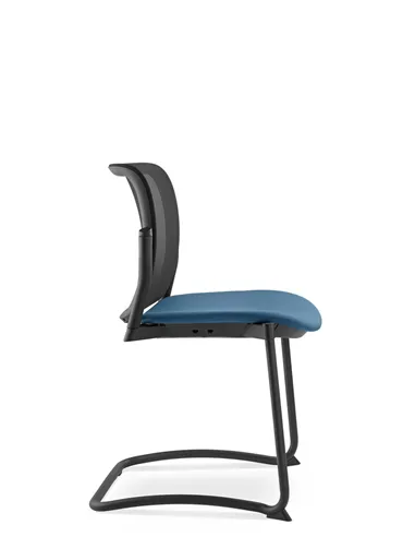 Крісло LD SEATING DREAM+ 512BL-Z, для відвідувачів, на полозах