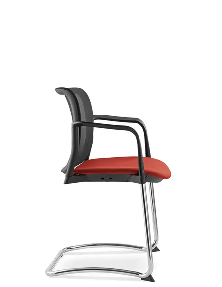 Крісло LD SEATING DREAM+ 512BL-Z, BR для відвідувачів , на полозах