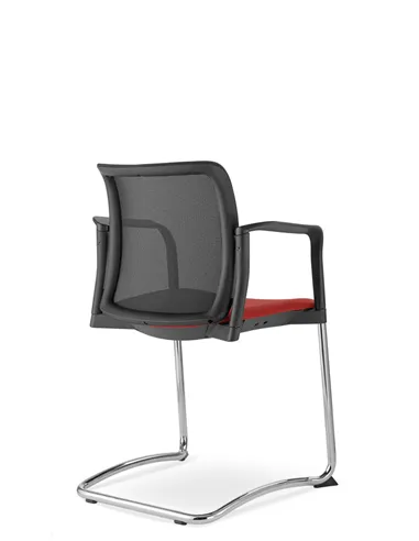 Крісло LD SEATING DREAM+ 512BL-Z, BR для відвідувачів , на полозах