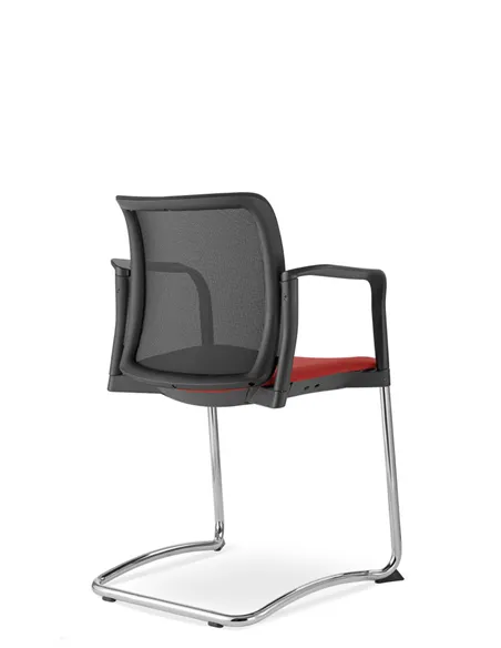Крісло LD SEATING DREAM+ 512BL-Z, BR для відвідувачів , на полозах