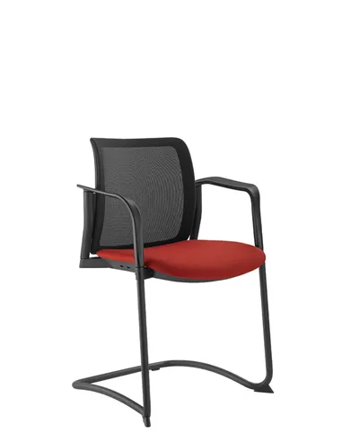 Крісло LD SEATING DREAM+ 512BL-Z, BR для відвідувачів , на полозах