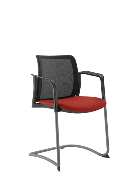 Крісло LD SEATING DREAM+ 512BL-Z, BR для відвідувачів , на полозах