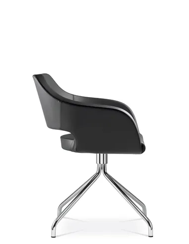 Конференц-крісло LD SEATING POLO+ PO-F-N4 на алюмінієвій хрестовині