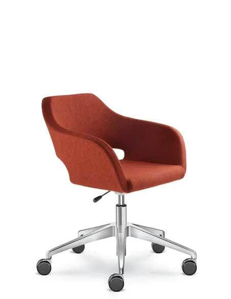 Крісло LD SEATING POLO+ PO, F80-N6 для відвідувачів