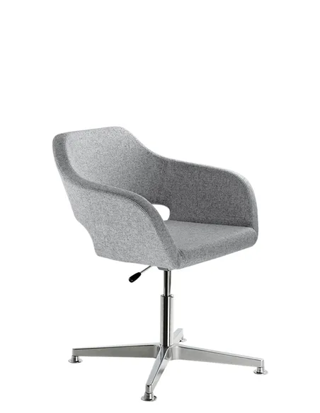 Конференц-крісло LD SEATING POLO+ PO, F34-N6 на алюмінієвій хрестовині