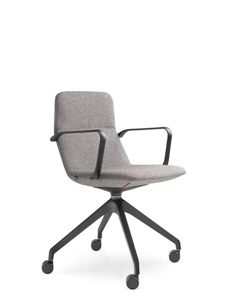 Конференц-кресло LD SEATING FLEXI LIGHT CHL, BR, F95-BL, на колесах