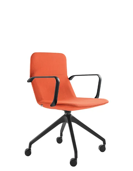 Конференц-кресло LD SEATING FLEXI LIGHT CHL, BR, F95-BL, на колесах