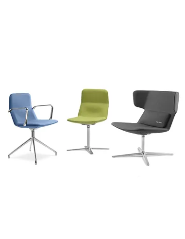 Конференц-кресло LD SEATING FLEXI LIGHT CHL, MINUS-BR, F25-N6