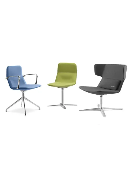 Конференц-кресло LD SEATING FLEXI LIGHT CHL, MINUS-BR, F25-N6