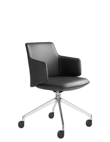 Конференц-кресло LD SEATING MELODY MEETING 360, F75-N6 на колесах