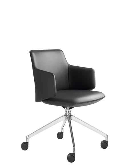 Конференц-кресло LD SEATING MELODY MEETING 360, F75-N6 на колесах