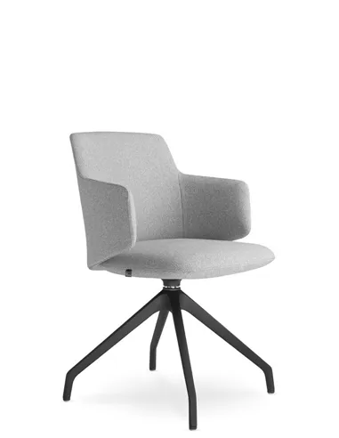 Конференц-кресло LD SEATING MELODY MEETING 360, F90-BL на ножках