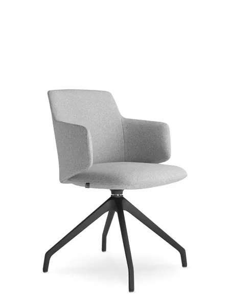 Конференц-кресло LD SEATING MELODY MEETING 360, F90-BL на ножках