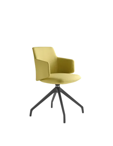 Конференц-кресло LD SEATING MELODY MEETING 360, F90-BL на ножках