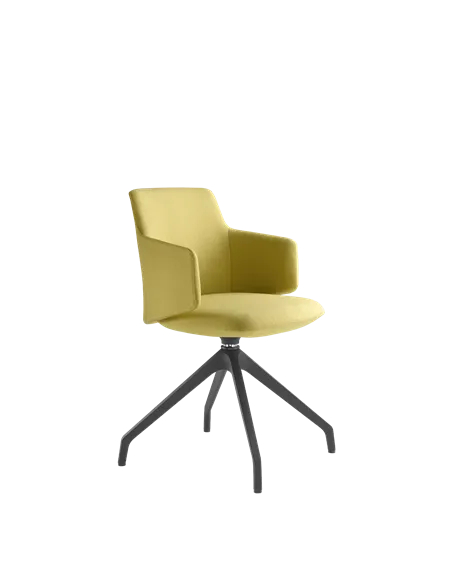 Конференц-кресло LD SEATING MELODY MEETING 360, F90-BL на ножках
