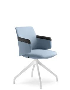 Конференц-крісло LD SEATING MELODY MEETING 360, F90-WH на ніжках