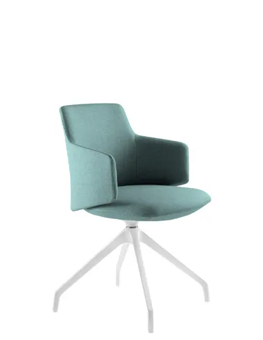 Конференц-кресло LD SEATING MELODY MEETING 360, F90-WH на ножках