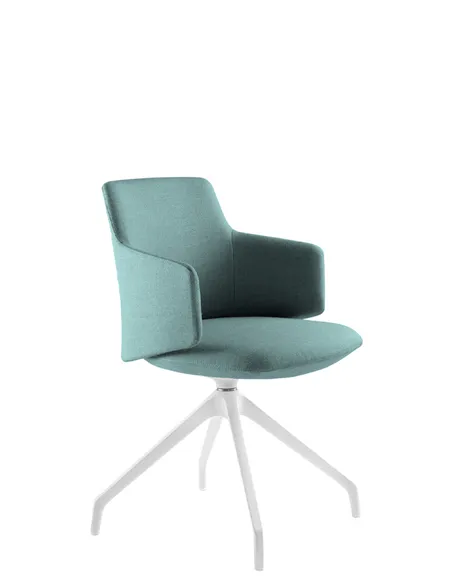 Конференц-кресло LD SEATING MELODY MEETING 360, F90-WH на ножках