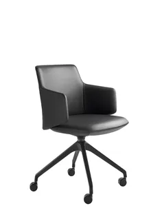Конференц-крісло LD SEATING MELODY MEETING 360, F95-BL на колесах