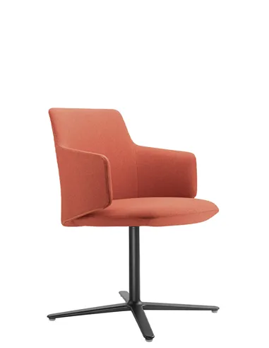 Конференц-кресло LD SEATING MELODY MEETING 360, F25-N1 на алюминиевой крестовине