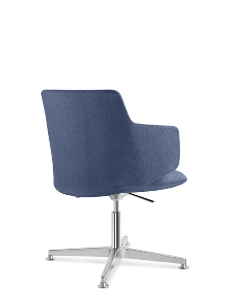 Конференц-кресло LD SEATING MELODY MEETING 360, F34-N6 на алюминиевой крестовине