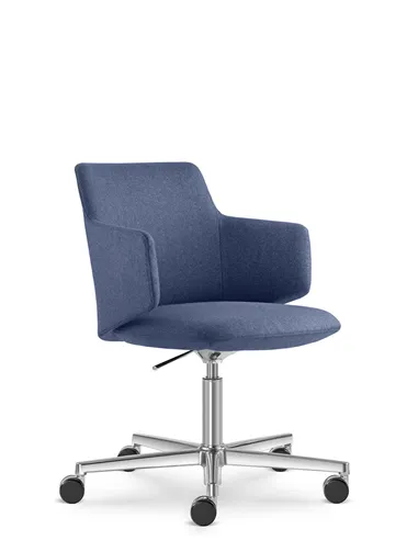 Конференц-крісло LD SEATING MELODY MEETING 360, F37-N6 на колесах