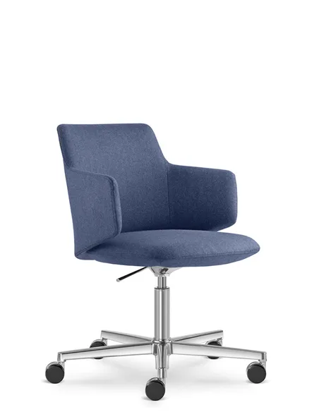 Конференц-крісло LD SEATING MELODY MEETING 360, F37-N6 на колесах