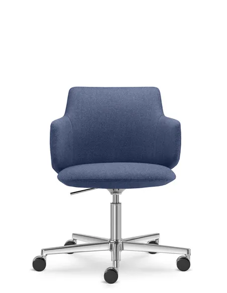 Конференц-крісло LD SEATING MELODY MEETING 360, F37-N6 на колесах