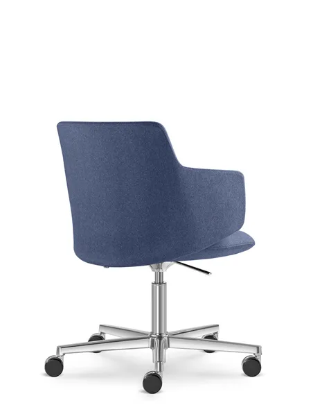 Конференц-крісло LD SEATING MELODY MEETING 360, F37-N6 на колесах