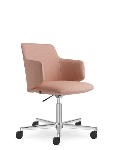 Конференц-крісло LD SEATING MELODY MEETING 360, F37-N6 на колесах