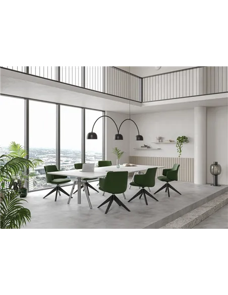 Конференц-крісло LD SEATING MELODY MEETING 360, FW на ніжках