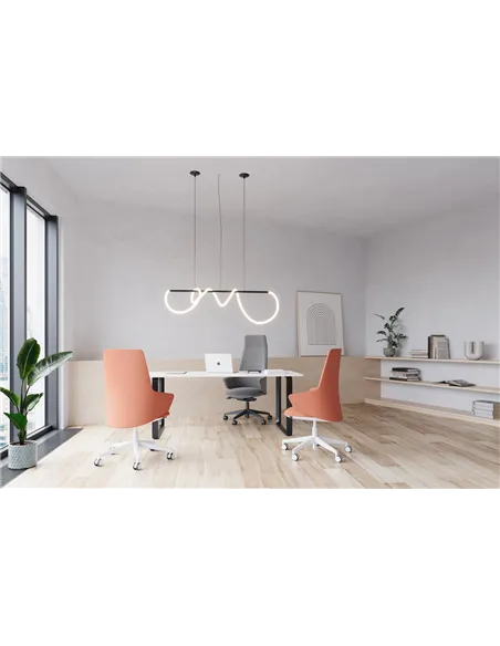 Крісло LD SEATING MELODY DESIGN 796-FR, F40-N1 тканинне, з високою спинкою