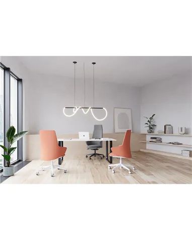 Крісло LD SEATING MELODY DESIGN 796-FR, F40-N6 тканинне, з високою спинкою