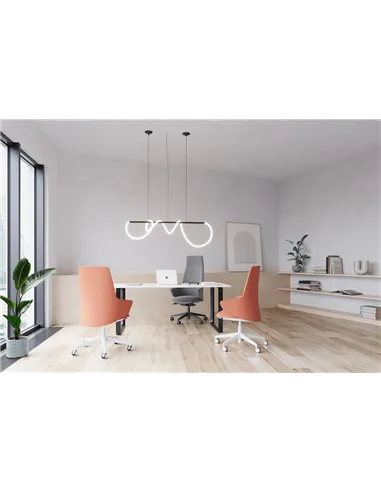 Крісло LD SEATING MELODY DESIGN 796-FR, F40-N0 тканинне, с високою спинкою
