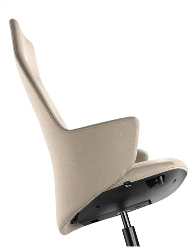 Крісло LD SEATING MELODY DESIGN 786-FR, F40-N1 тканинне, із середньою спинкою
