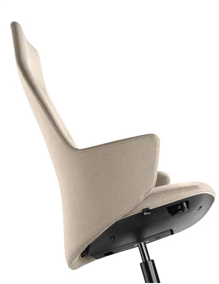 Крісло LD SEATING MELODY DESIGN 786-FR, F40-N1 тканинне, із середньою спинкою
