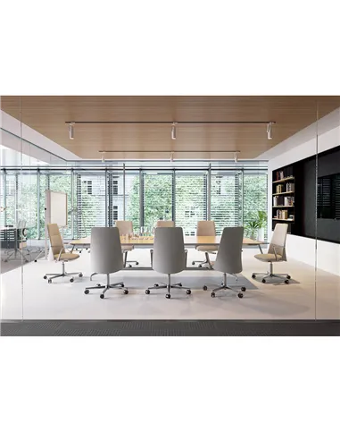 Крісло LD SEATING MELODY DESIGN 785-FR, F40-N1 тканинне, із середньою спинкою
