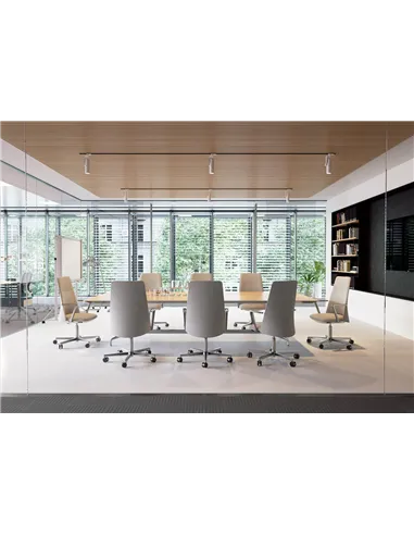 Крісло LD SEATING MELODY DESIGN 785-FR, F40-N0 тканинне, із середньою спинкою