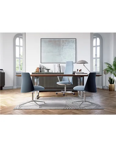 Крісло LD SEATING MELODY DESIGN 770-FR, F28-N6 тканинне, для відвідувачів