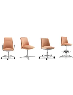 Крісло LD SEATING MELODY DESIGN 770, F25-N6 тканинне, для відвідувачів 2