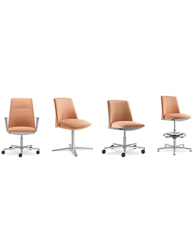 Крісло LD SEATING MELODY DESIGN 770, F25-N0 тканинне, для відвідувачів