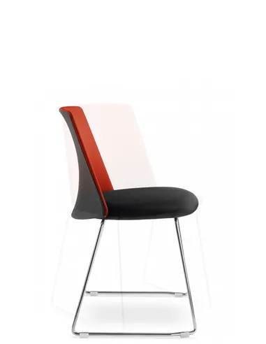 Крісло LD SEATING MELODY CHAIR 361-Q, N4 для відвідувачів, на полозах