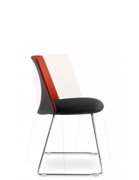 Крісло LD SEATING MELODY CHAIR 361-Q, N4 для відвідувачів, на полозах