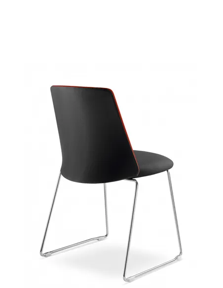 Крісло LD SEATING MELODY CHAIR 361-Q, N4 для відвідувачів, на полозах