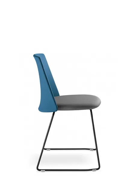 Крісло LD SEATING MELODY CHAIR 361-Q, N1 для відвідувачів, на полозах