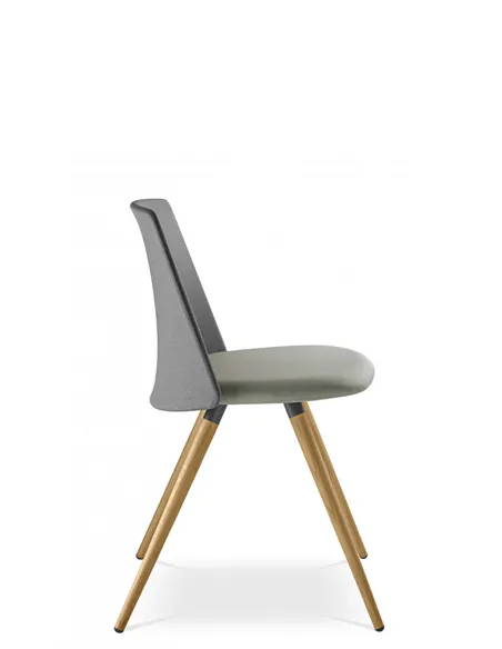 Крісло LD SEATING MELODY CHAIR 361-D для відвідувачів, на ніжках