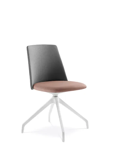 Крісло LD SEATING MELODY CHAIR 361, F90-WH для відвідувачів
