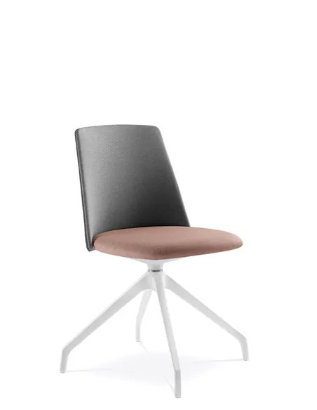 Крісло LD SEATING MELODY CHAIR 361, F90-WH для відвідувачів