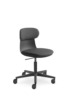 Крісло LD SEATING ZOE 220-BL для відвідувачів, на колесах