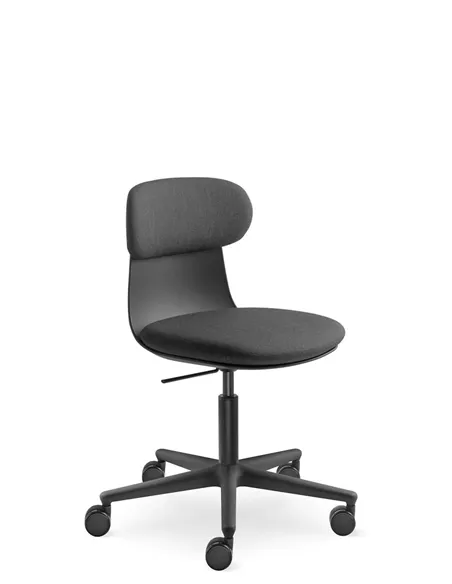 Крісло LD SEATING ZOE 220-BL для відвідувачів, на колесах